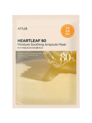 Anua | Heartleaf 80 Moisture Soothing Ampoule Mask | 1st