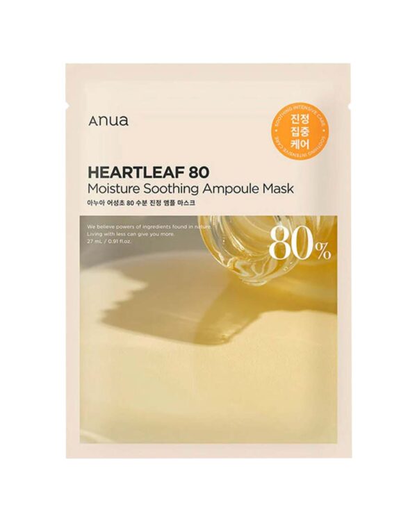 Anua | Heartleaf 80 Moisture Soothing Ampoule Mask | 1st